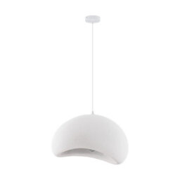 Luminosa Lighting Luminosa Aere 50Cm Dome Pendant Ceiling Light Stone White E27 1X12W - thumbnail 1