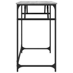 Berkfield Desk Grey Sonoma 100X45X76 Cm Engineered Wood And Powder-Coated Steel - thumbnail 6