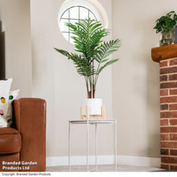 Garden Gear Artificial Areca Palm Tree 90Cm Realistic Leaves For Indoor Outdoor Home Office Garden Décor - thumbnail 2