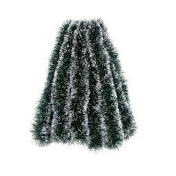 SNOW WHITE 3M Snow Tipped Green Christmas Tinsel Garland Tree - thumbnail 2