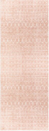 Livabliss Aliyah Shaggy-Global Pink Ivory Plush Soft Pile Living Bedroom Rug 80 X 220 Cm Easy Care, Non Shedding - thumbnail 1