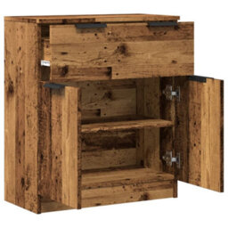 Berkfield Sideboard Old Wood 60X30X70 Cm Engineered Wood - thumbnail 7