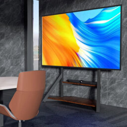 "Fativo  For 32""-100"" Large Floor Tv Stand Corner Entertainment Center Height Adjustable" - thumbnail 4