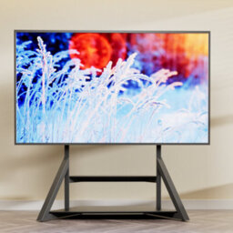 "Fativo  For 32""-100"" Large Floor Tv Stand Corner Entertainment Center Height Adjustable" - thumbnail 5