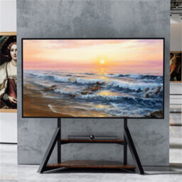 "Fativo  For 32""-100"" Large Floor Tv Stand Corner Entertainment Center Height Adjustable"