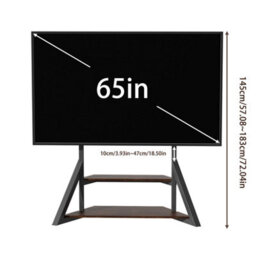 "Fativo  For 32""-100"" Large Floor Tv Stand Corner Entertainment Center Height Adjustable" - thumbnail 2