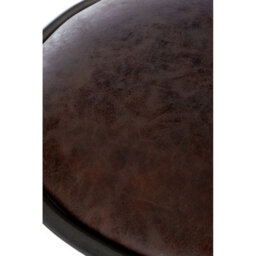 Orsina Versatile Design Mocha Bar Stool With Gunmetal Legs, Durable Bar Stool, Sleek Minimalist Kitchen Stool - thumbnail 5