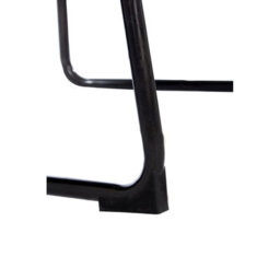 Orsina Versatile Design Mocha Bar Stool With Gunmetal Legs, Durable Bar Stool, Sleek Minimalist Kitchen Stool - thumbnail 7