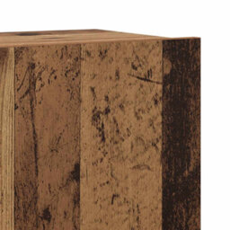 Berkfield Classic 4 Piece Tv Cabinet Set Wall-Mounted Old Wood Engineered Wood - thumbnail 9