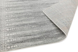 Grey Geometric Modern Easy To Clean Rug For Dining Room-200Cm X 290Cm - thumbnail 5