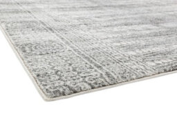 Grey Geometric Modern Easy To Clean Rug For Dining Room-200Cm X 290Cm - thumbnail 4