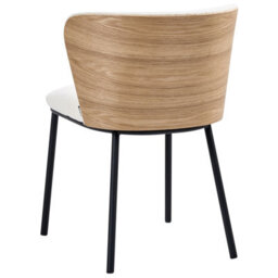 Beliani Set Of 2 Dining Chairs Hoskin Boucle Off-White - thumbnail 7