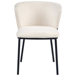 Beliani Set Of 2 Dining Chairs Hoskin Boucle Off-White - thumbnail 6