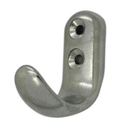 (Pack Of 4) Stainless Steel Rounded Coat Hook ( 40mm X 30mm ) - thumbnail 1