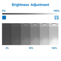AVER-GROWTH 45X75Cm Led Bathroom Mirror With Touch Switch Memory Function Wall Mounted Oval Illuminated Mirror Vertical Horizontal - thumbnail 3