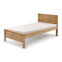 Amani Denver Rustic Walnut 3Ft Single Solid Pine Bed Frame