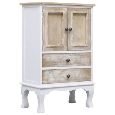 Berkfield Drawer Cabinet White 50X30X80 Cm Wood - image 1