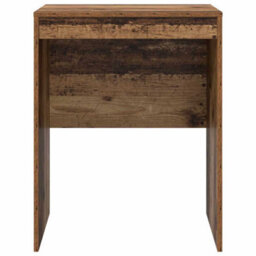 Berkfield Rustic Writing Desk Old Wood Engineered Wood 60 X 50 X 76 Cm - thumbnail 4