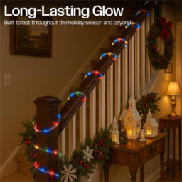 My Smart Buy 10M Multi-Colour Festive Tube Light - 100 Micro Leds, 8 Function Controller, Battery Operated - Indoor Outdoor Display - thumbnail 7
