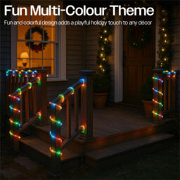 My Smart Buy 10M Multi-Colour Festive Tube Light - 100 Micro Leds, 8 Function Controller, Battery Operated - Indoor Outdoor Display - thumbnail 5
