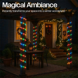My Smart Buy 10M Multi-Colour Festive Tube Light - 100 Micro Leds, 8 Function Controller, Battery Operated - Indoor Outdoor Display - thumbnail 2