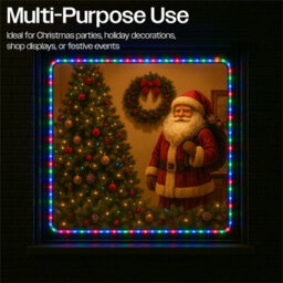 My Smart Buy 10M Multi-Colour Festive Tube Light - 100 Micro Leds, 8 Function Controller, Battery Operated - Indoor Outdoor Display - thumbnail 9