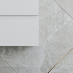 Probaty Bathrooms Vanity Unit Matte White Mdf,600X385X520mm,wall Mounted,2 Drawers With Ceramic Thick Basin - thumbnail 7