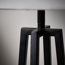 Inlight Beraba Round Matt Black & Natural Table Lamp - thumbnail 8