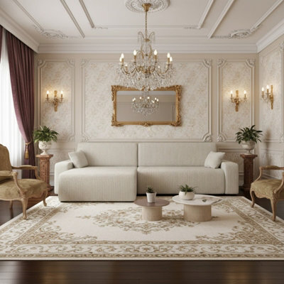 Piano L Maxi Large Corduroy Corner Sofa Bed With Storage And Bedding Compartment Versatile L Shaped Settee For Living Room Cream - image 1