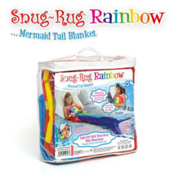 Snug Rug Rainbow Mermaid Tail Kids Blanket Wearable Novelty Childrens Gift - thumbnail 7