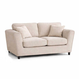 Furnishings For Less UK Ascot Large 2 Seater Sofa Chenille Fabric Beige Couch - thumbnail 2
