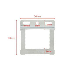 Sisi UK 10 Pack Cwh2 Square Sawtooth Picture Frame Hangers With Screws For Canvas Aluminium Back And Flat Back Frames - thumbnail 2