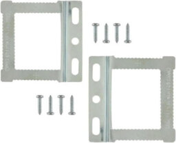 Sisi UK 10 Pack Cwh2 Square Sawtooth Picture Frame Hangers With Screws For Canvas Aluminium Back And Flat Back Frames - thumbnail 1