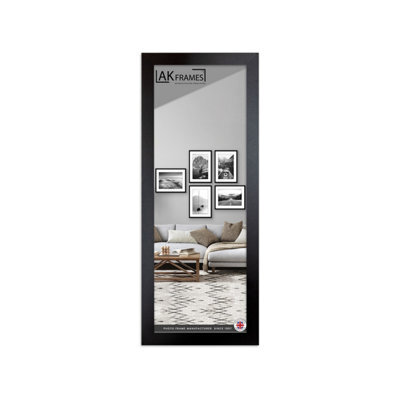 "AK Frames Sleek 20X10"" Black Thin Modern Picture Frame - Slim And Design For Posters, Prints And Photos - Elegant Wall Frame Decor" - image 1