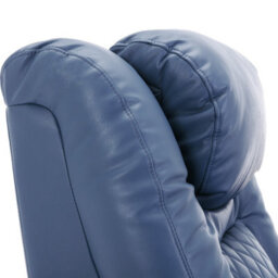 More4Homes Broadway Cinema Electric Recliner Chair Usb Charging Led Base (Blue) - thumbnail 5
