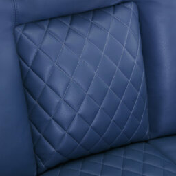 More4Homes Broadway Cinema Electric Recliner Chair Usb Charging Led Base (Blue) - thumbnail 6