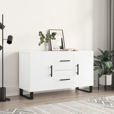Berkfield Sideboard White 100X36X60 Cm Engineered Wood - image 1