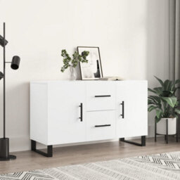 Berkfield Sideboard White 100X36X60 Cm Engineered Wood - thumbnail 1