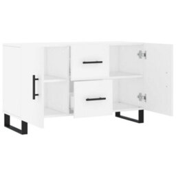 Berkfield Sideboard White 100X36X60 Cm Engineered Wood - thumbnail 5