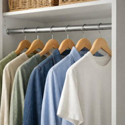 Home Treats Sliding Door Wardrobe With 3 Drawers & Hanging Rail White. Clothes Closet With Shelves White - thumbnail 9