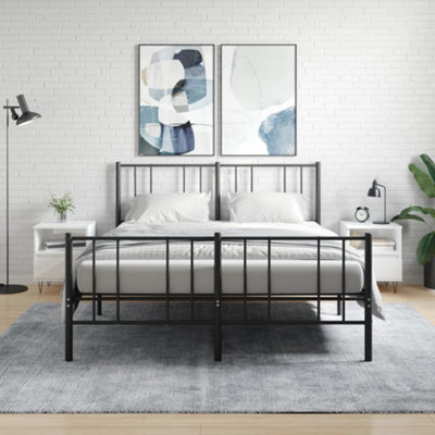 Berkfield Bedside Cabinets 2 Pcs High Gloss White 40X35X50 Cm Engineered Wood - image 1