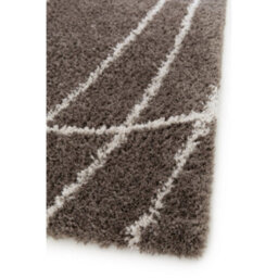 Melrose Squiggle Brown Coloured Large Area Indoor Rug 160/230Cm - thumbnail 3