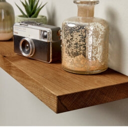 Off The Grain Floating Shelf - Walnut Wall Shelf  80Cm - thumbnail 2