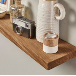 Off The Grain Floating Shelf - Walnut Wall Shelf  80Cm - thumbnail 3