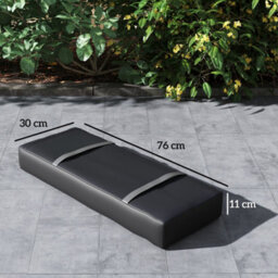 Outsunny Parasol Weights Set Of 2, Parasol Base Weights Bags, Black - thumbnail 3