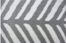 The Rugs Maestro Collection Herringbone Design Rug In Grey - thumbnail 4