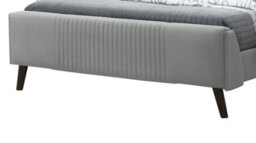 Sareer Furniture Mercury Bed, Modern Upholstered Velvet Bed Frame With Headboard - thumbnail 5