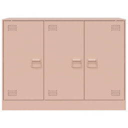 Vidaxl Sideboard Pink 99X39X73 Cm Steel - thumbnail 6