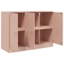 Vidaxl Sideboard Pink 99X39X73 Cm Steel - thumbnail 7