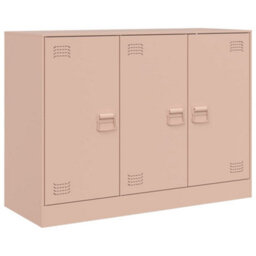 Vidaxl Sideboard Pink 99X39X73 Cm Steel - thumbnail 2